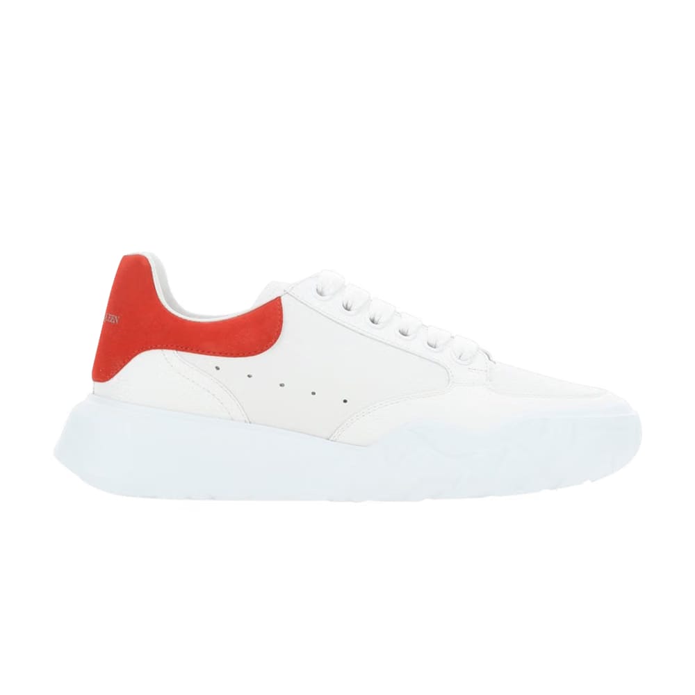 Alexander McQueen Wmns Oversized Court Sneaker 'White Lust Red'