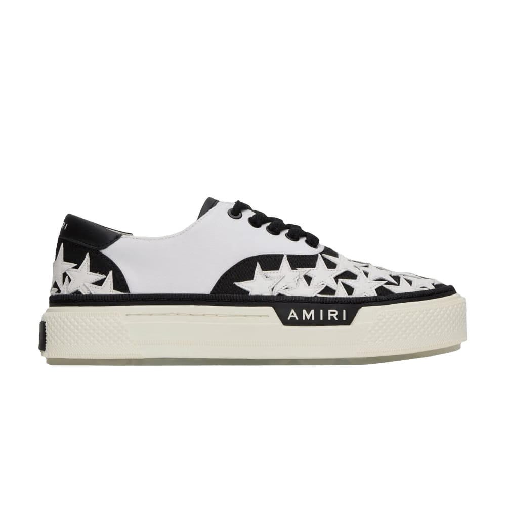 Amiri Court Slip-On Stars - White Black