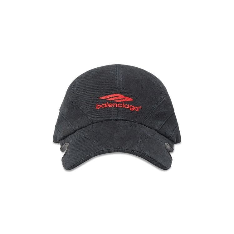 Balenciaga 3B Sports Icon Tracksuit Cap Black