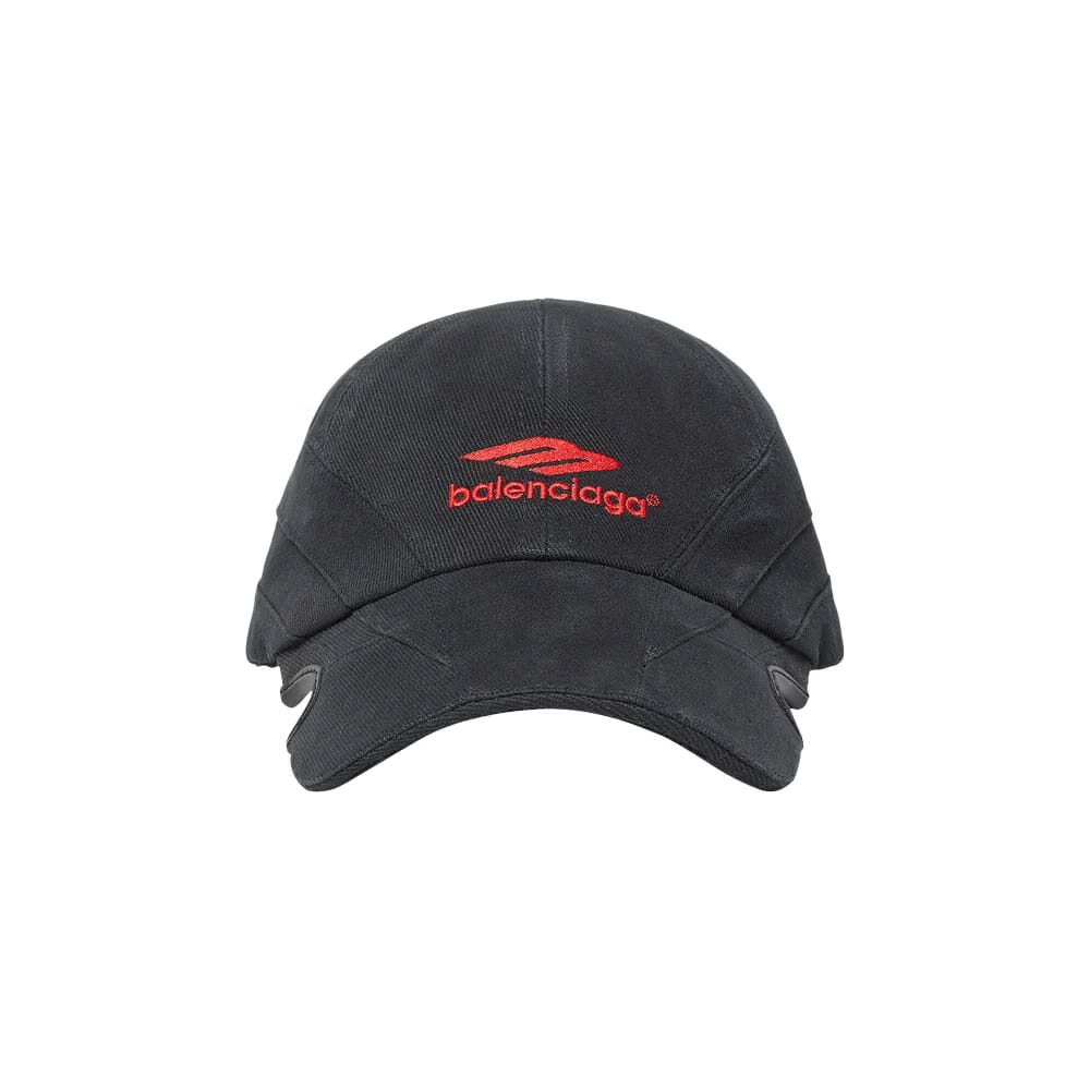 Balenciaga 3B Sports Icon Tracksuit Cap Black