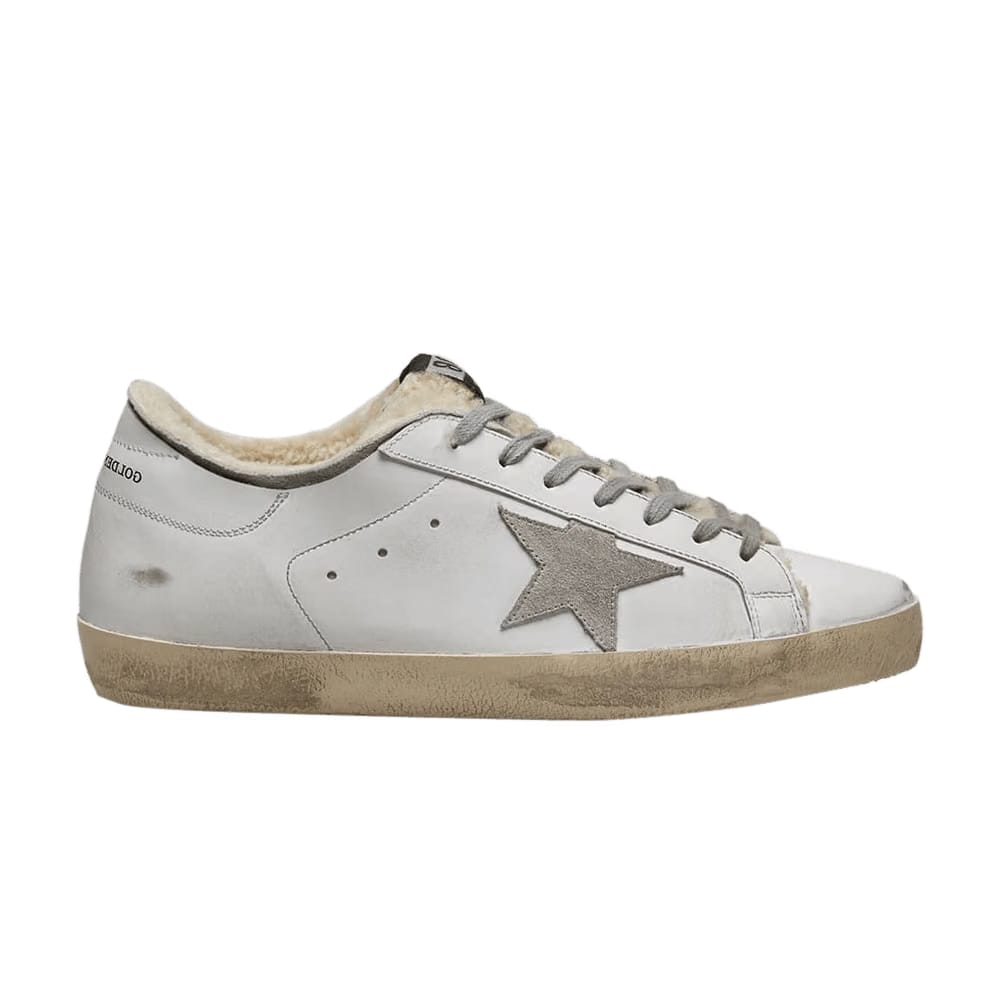 Golden Goose Superstar Shearling Sneaker White