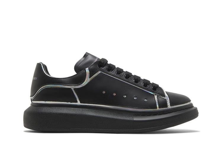 Alexander McQueen Oversized Sneaker Black Silver Holo