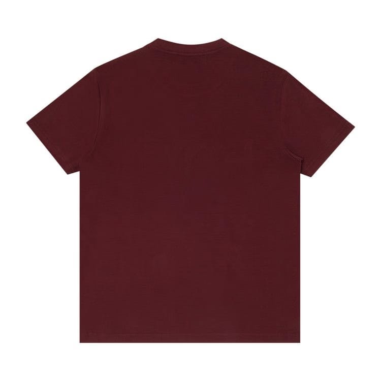 Lanvin Classic Fit Curb T-Shirt Burgundy