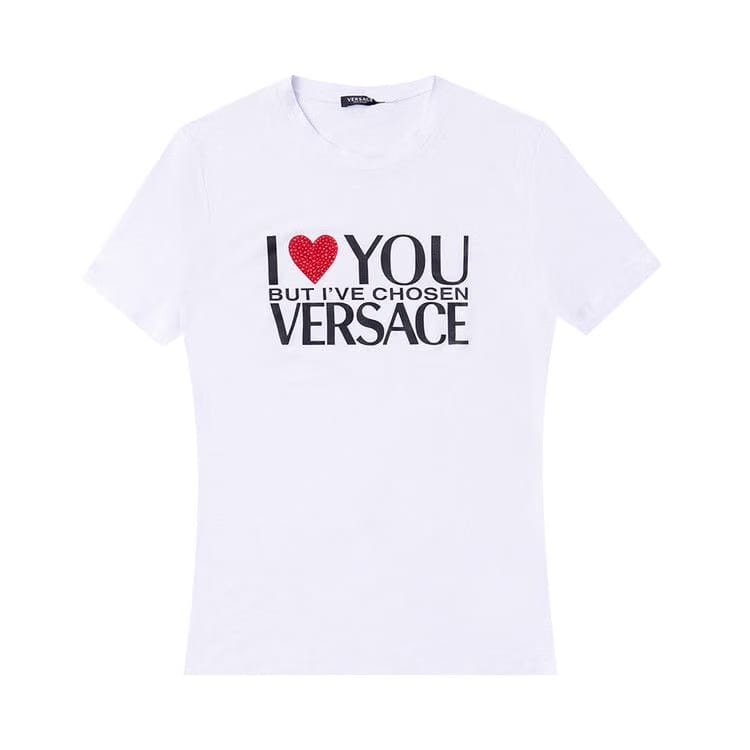 Versace I Love You T-Shirt Optical White