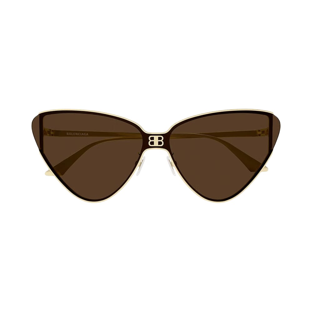 Balenciaga Cat Eye Sunglasses Gold/Brown
