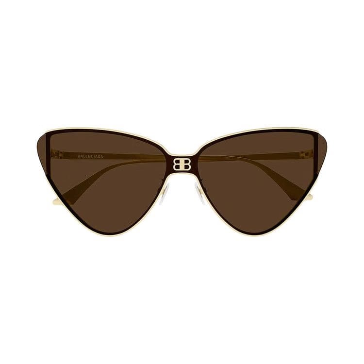 Balenciaga Cat Eye Sunglasses Gold/Brown