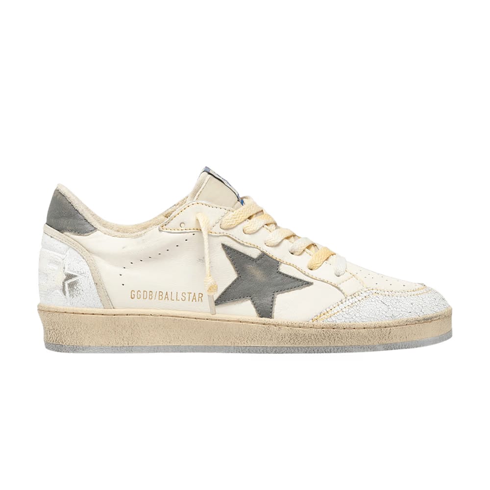 Golden Goose Ball Star White Grey