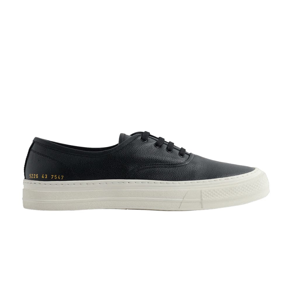 Common Projects Four Hole Lace-Up Black