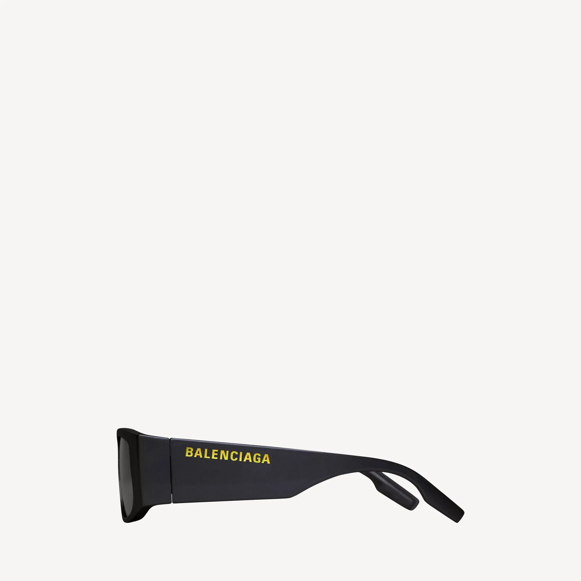 LED Frame Sunglasses in black nylon with black lenses