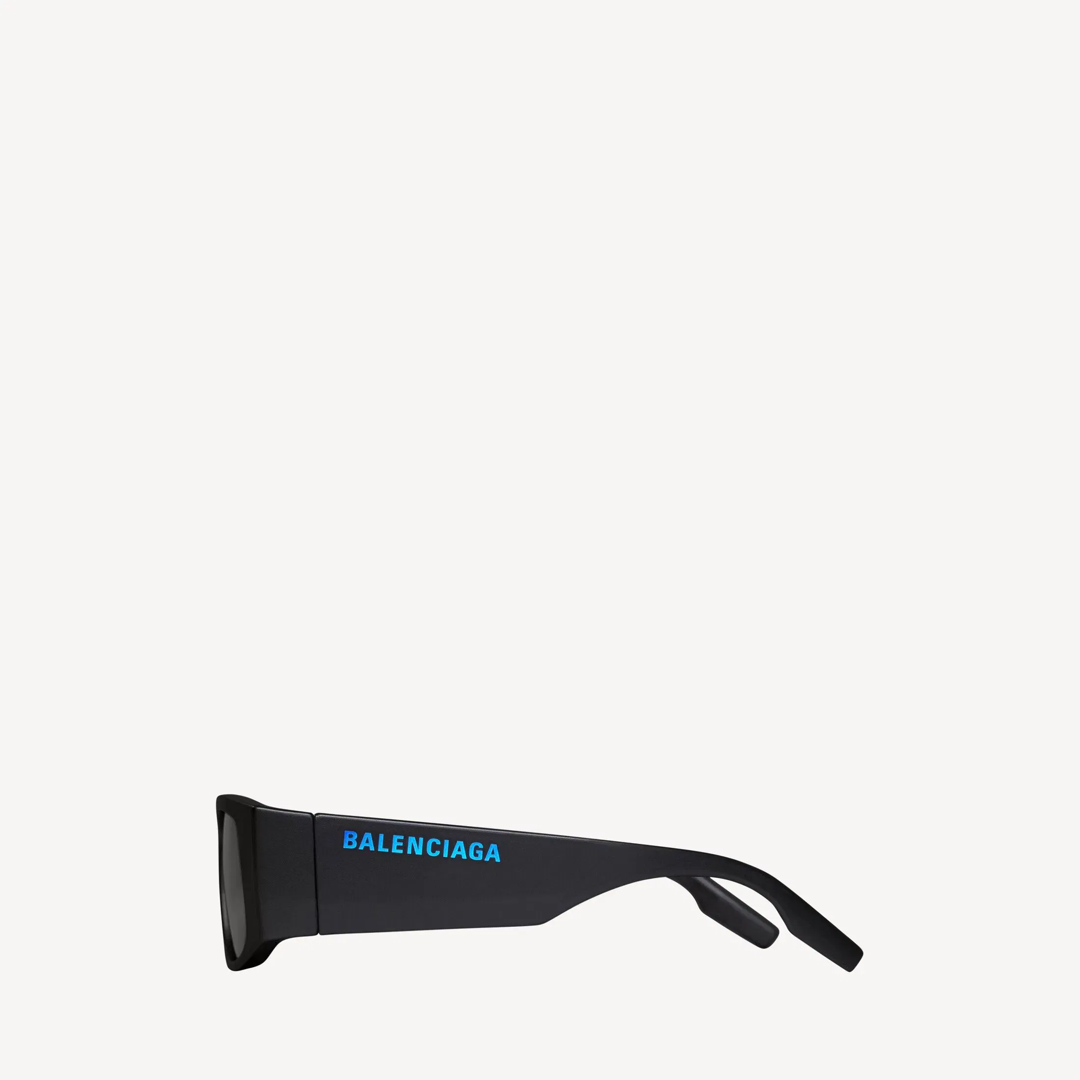 LED Frame Sunglasses in black nylon with black lenses