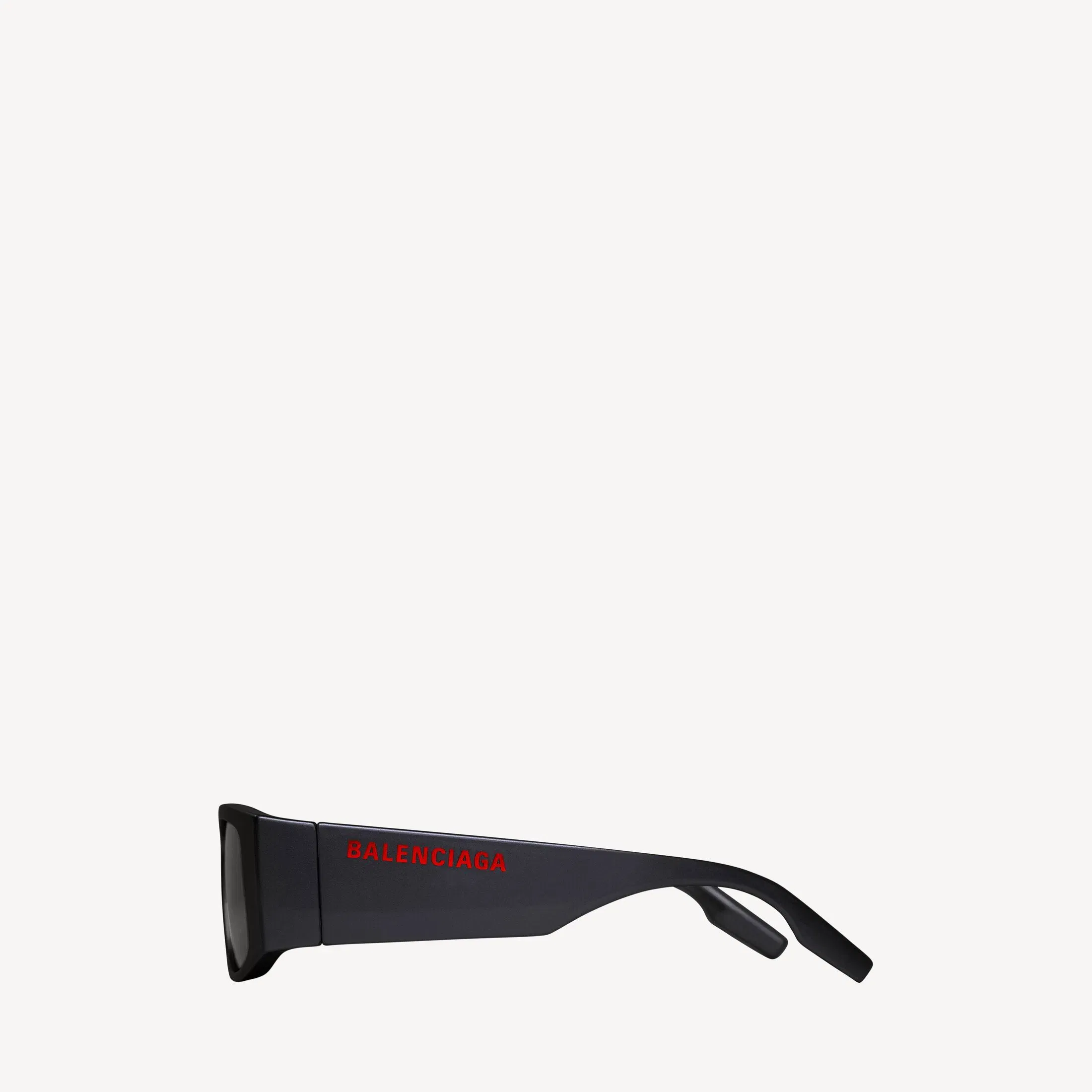 LED Frame Sunglasses in black nylon with black lenses