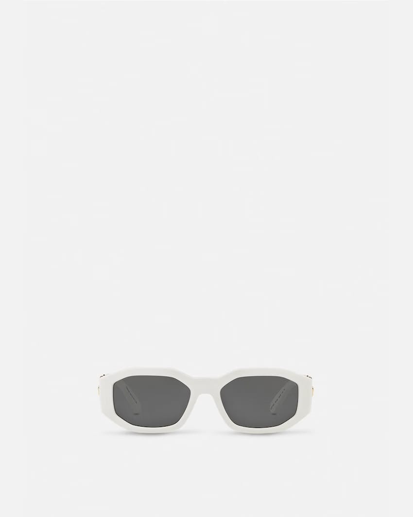 White Medusa Biggie Sunglasses white