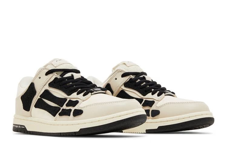 Amiri Wmns Skel Top Low 'Beige Black'