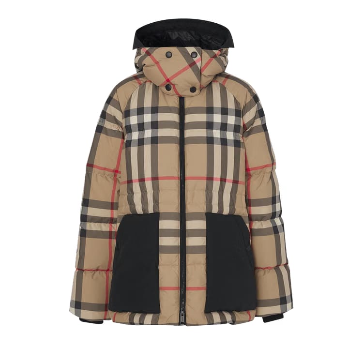Burberry Tartan Down Jacket Archive Beige