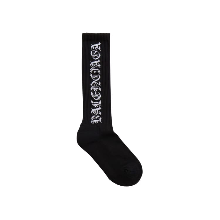 Balenciaga Gothic Tennis Socks Black/White