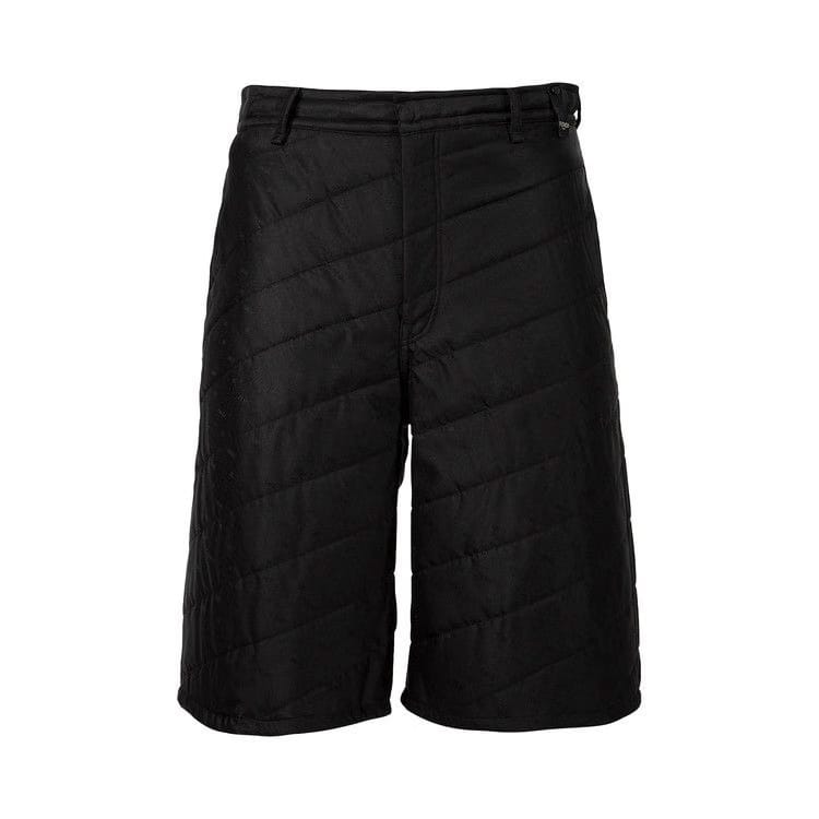 Fendi Padded Sky Twill Bermuda Shorts Black