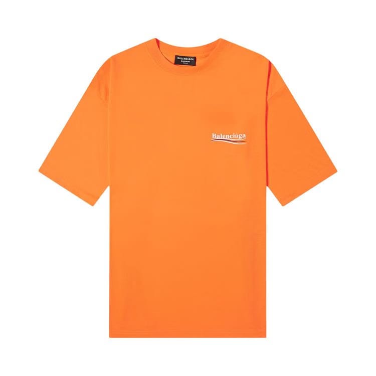 Balenciaga Large Fit T-Shirt Fluo Orange