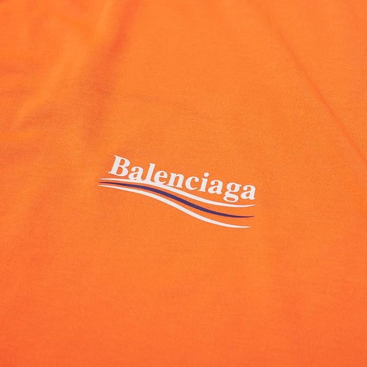 Balenciaga Large Fit T-Shirt Fluo Orange