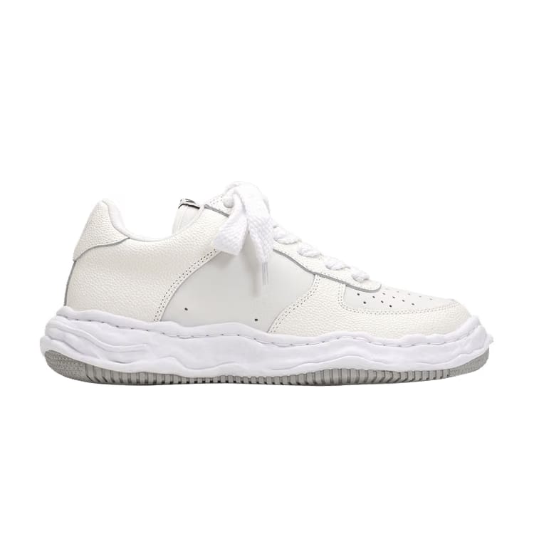 Maison Mihara Yasuhiro Wayne OG Sole Embossed Leather Low White