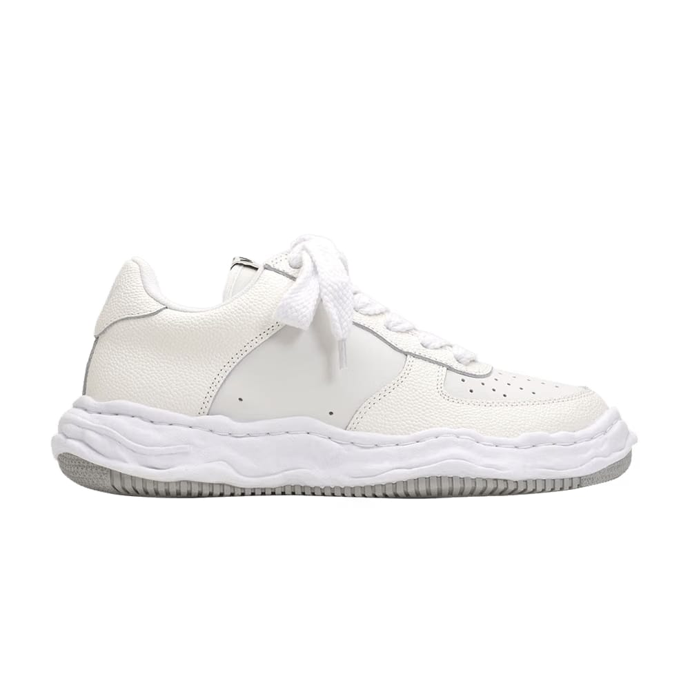 Maison Mihara Yasuhiro Wayne OG Sole Embossed Leather Low White
