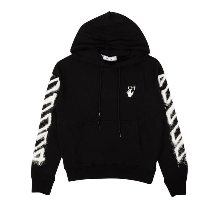 Off-White Spray Marker Slim Hoodie Black/White