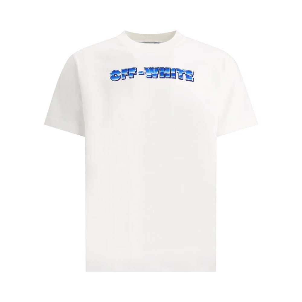 Off-White Blue Metal Arrows White Oversized T-Shirt