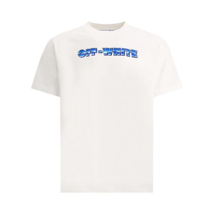 Off-White Blue Metal Arrows White Oversized T-Shirt