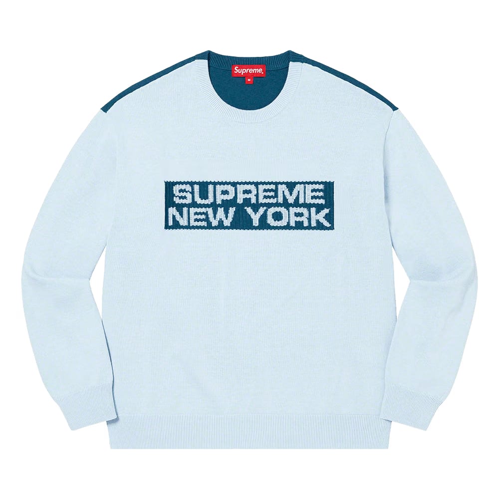 Supreme 2-Tone Sweater Black