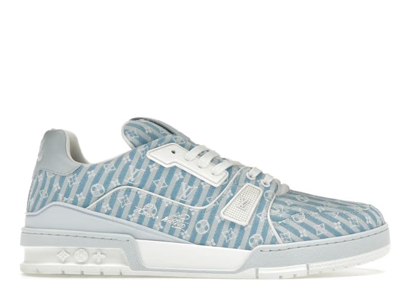 Louis Vuitton Trainer Blue Stripe Monogram
