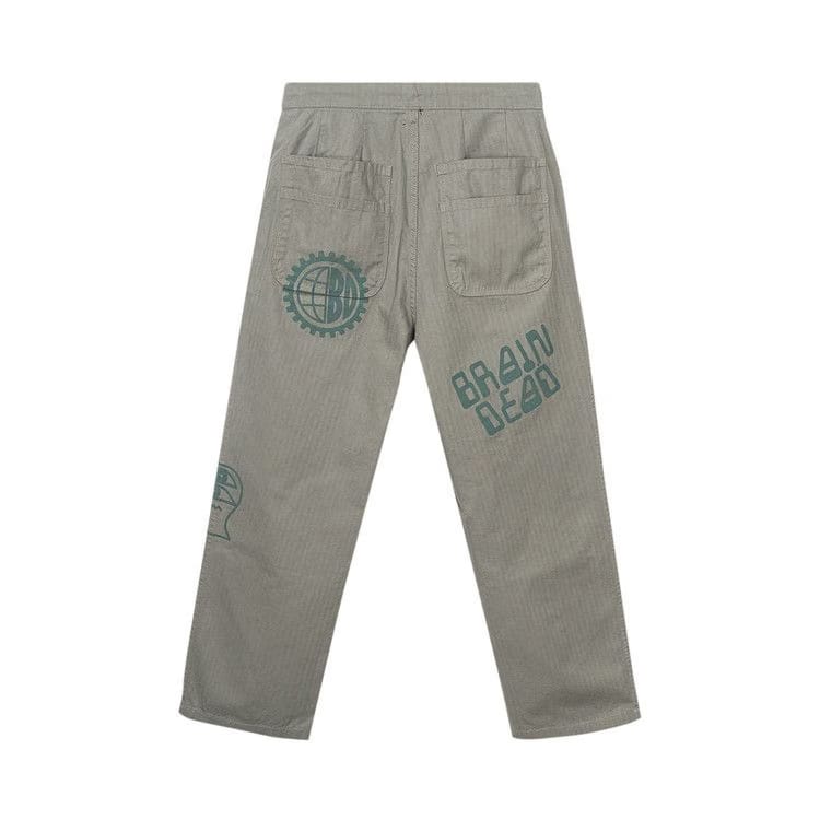 Brain Dead Printed Climber Pant Olive