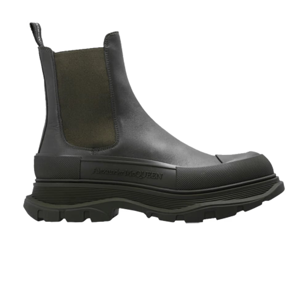 Alexander McQueen Tread Slick Boots Khaki