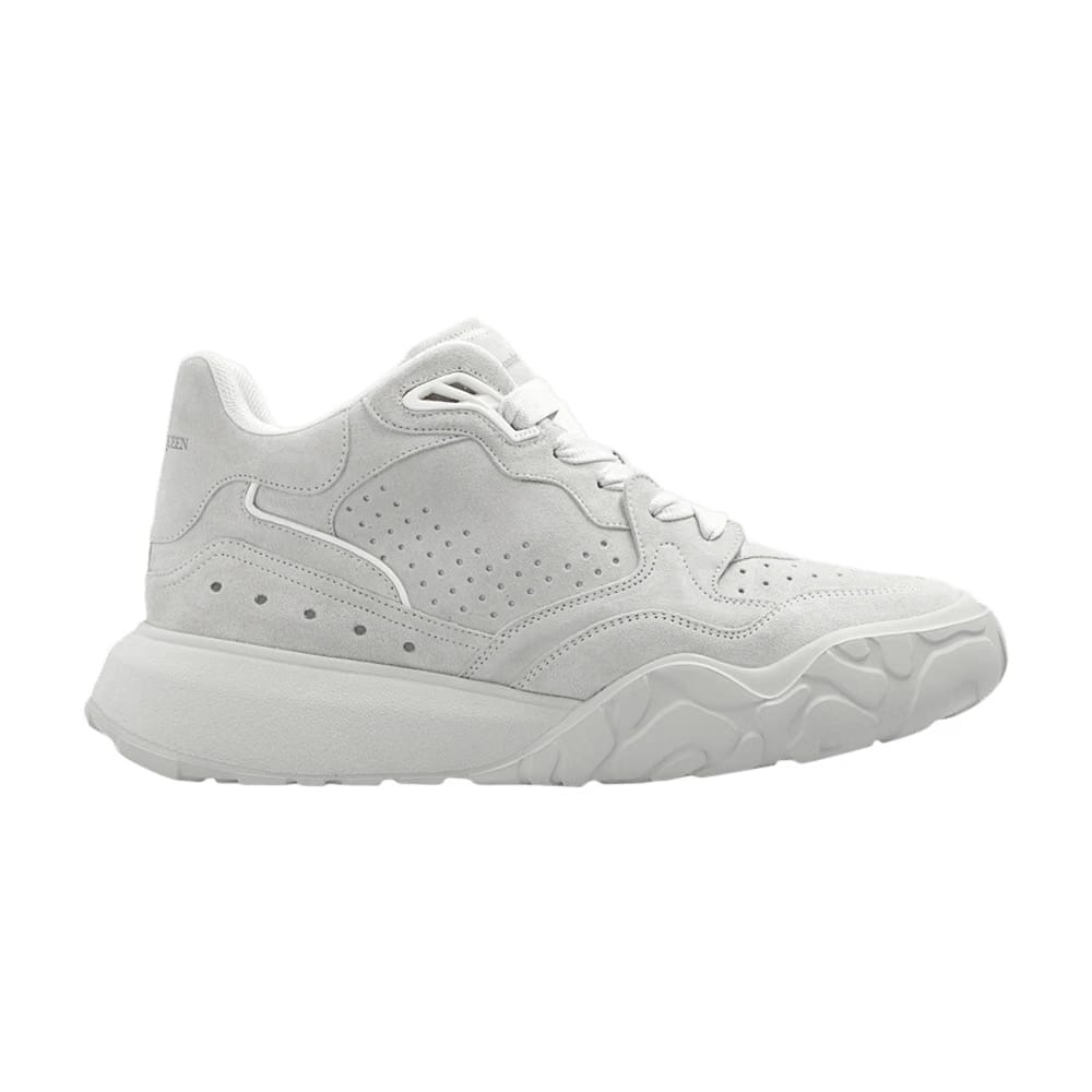 Alexander McQueen Court Trainer Mid Light Grey