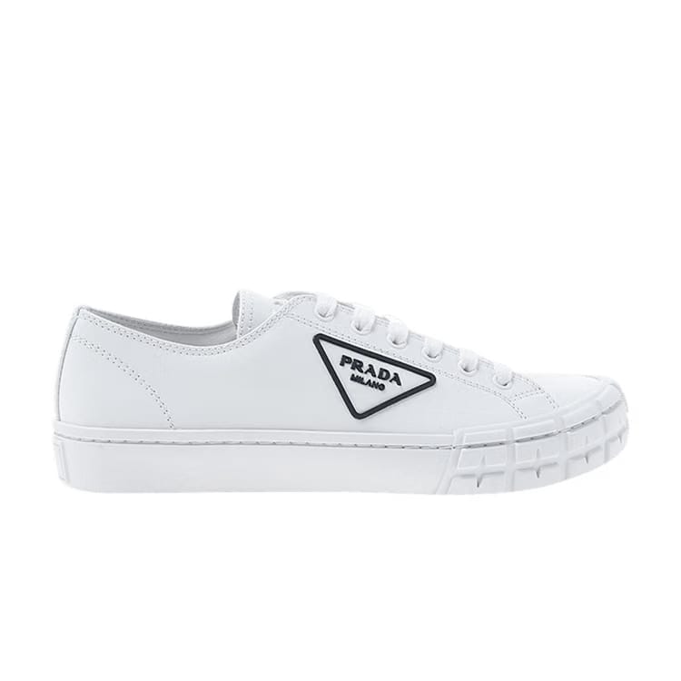 Prada Cassetta Wheel Low White