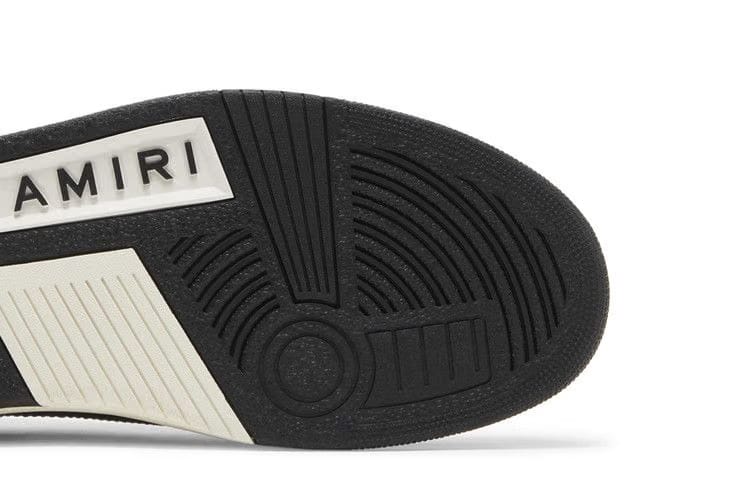 Amiri Skel Top Low Slip-On Black White