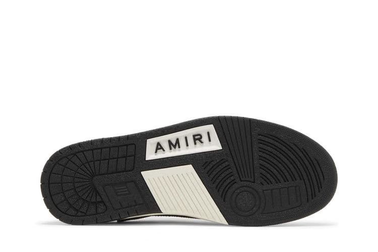 Amiri Skel Top Low Slip-On Black White