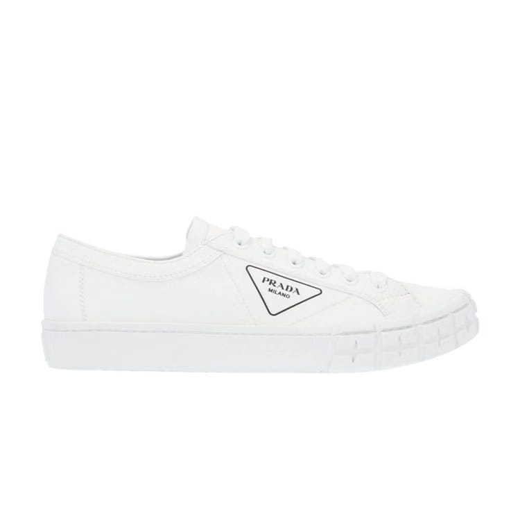 Prada Gabardine Wheel Low White