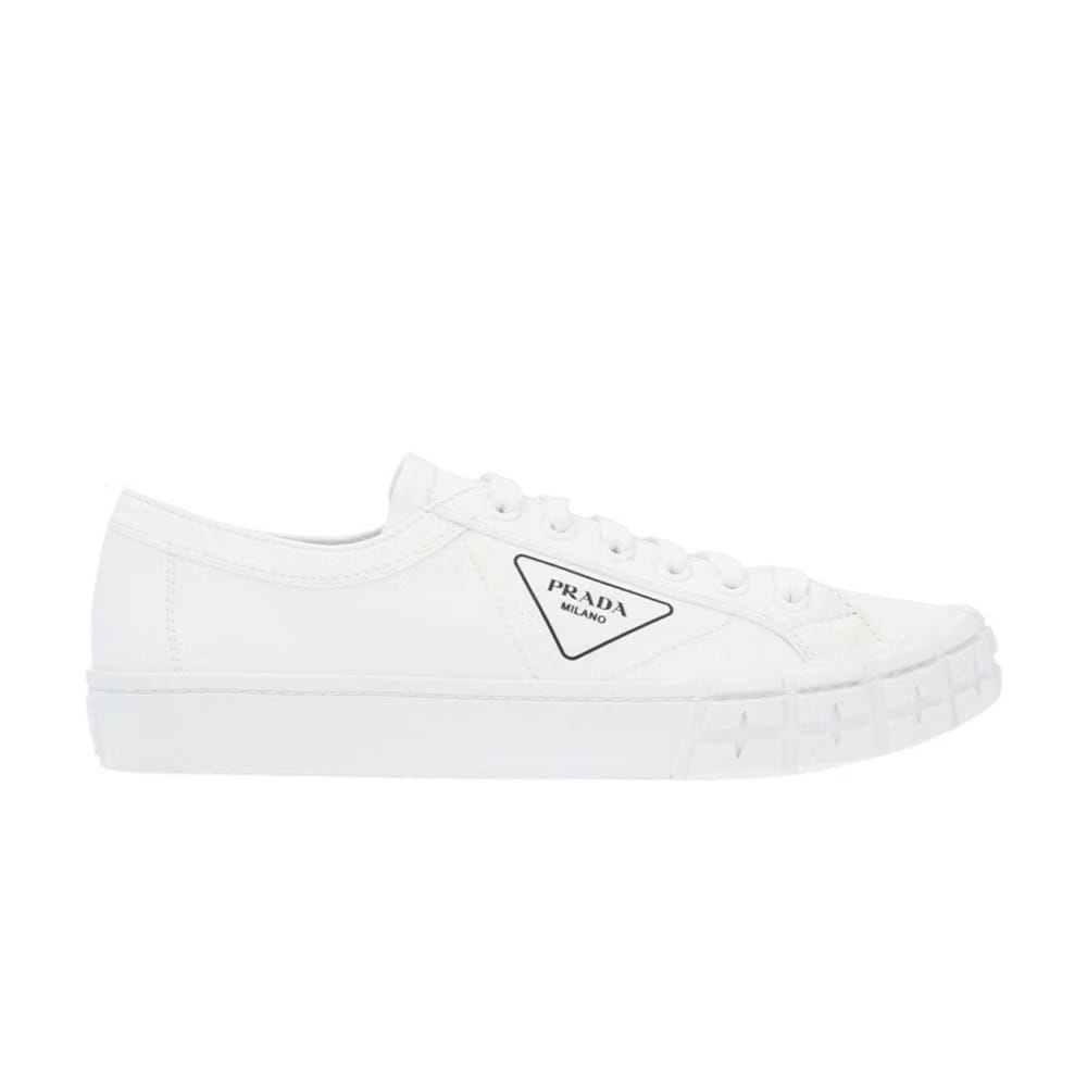 Prada Gabardine Wheel Low White