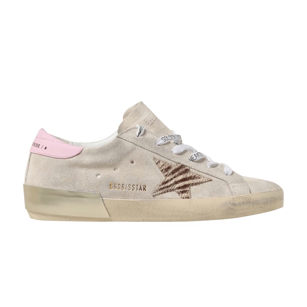 Golden Goose Wmns Superstar 'Seed Pearl Zebra'