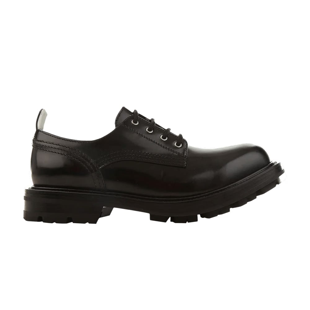 Alexander McQueen Ridged Sole Lace-Up Black