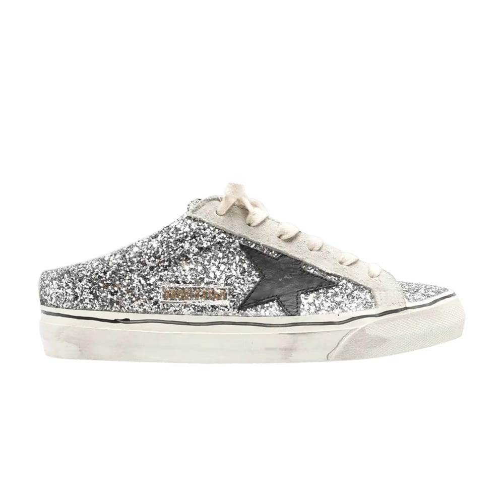 Golden Goose Wmns Superstar Sabot 'Silver Ice Black'