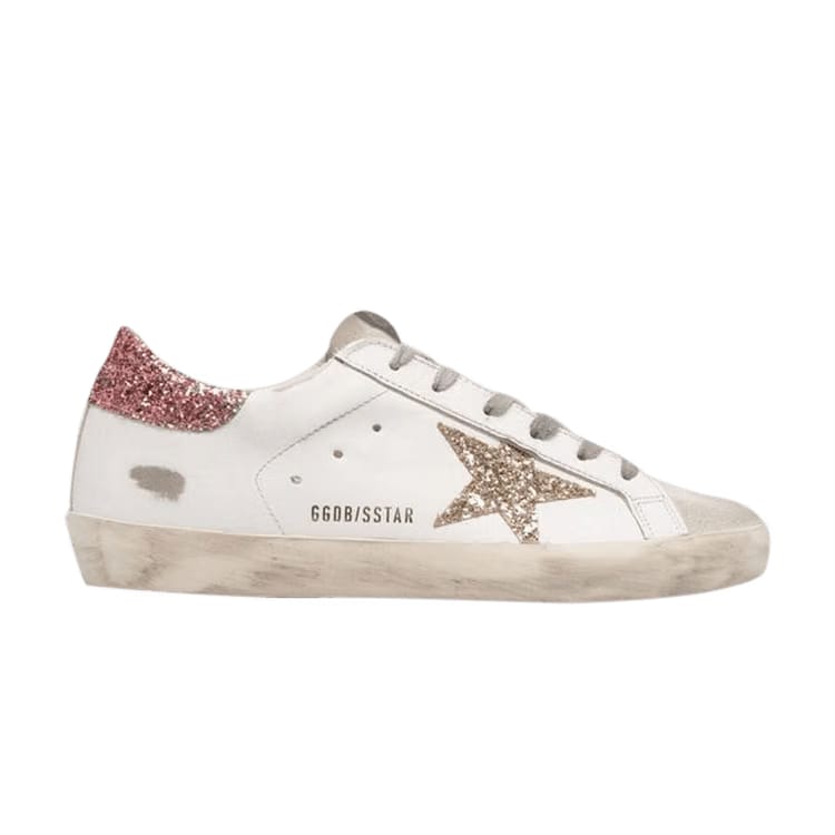 Golden Goose Wmns Superstar 'White Gold Glitter'