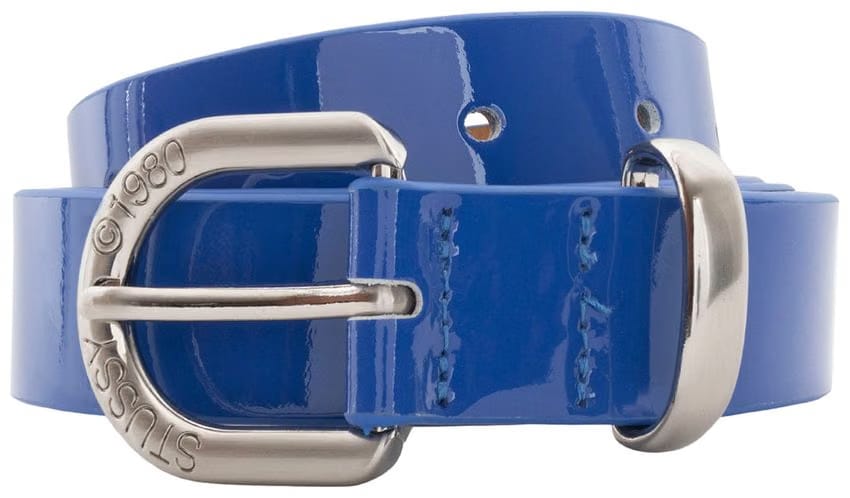 Stussy Neon Patent Leather Belt Royal