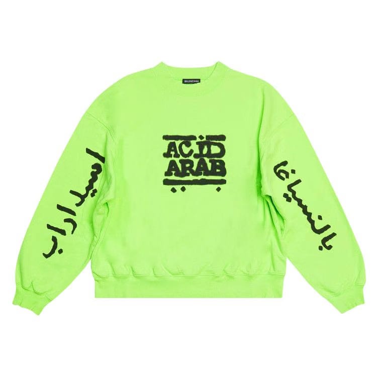 Balenciaga Crewneck Fluo Green/Black