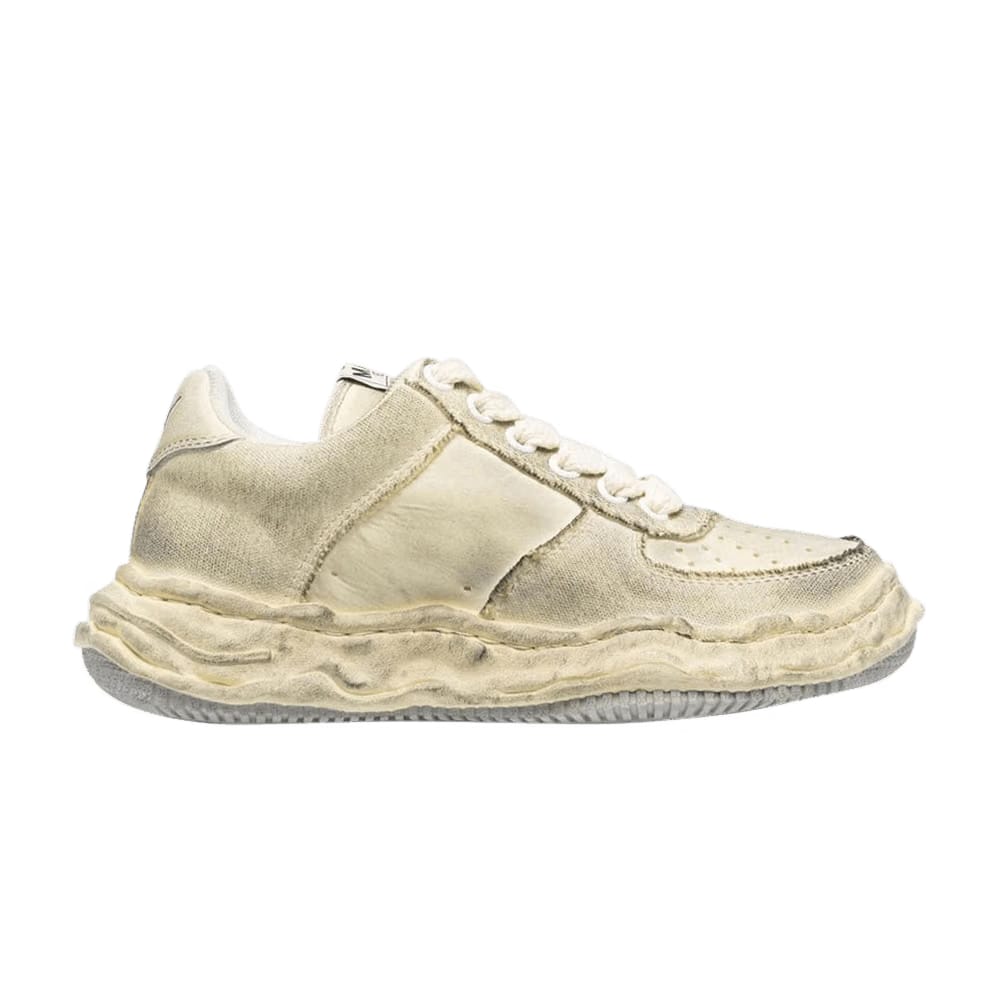 Maison Mihara Yasuhiro Wayne OG Sole Distressed Canvas Low White