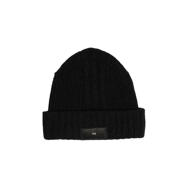 Y-3 Knit Beanie Black