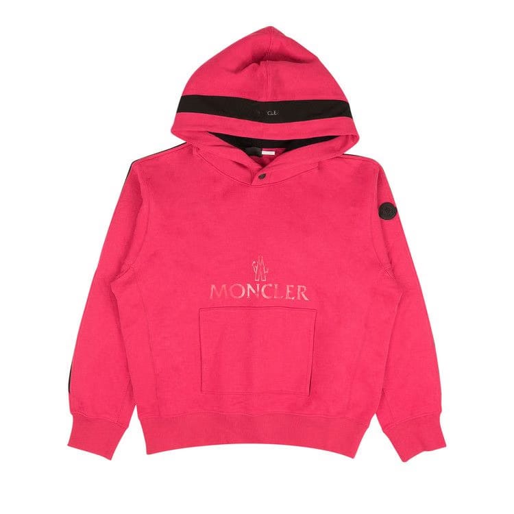 Moncler Inlay Hoodie Sweatshirt Pink