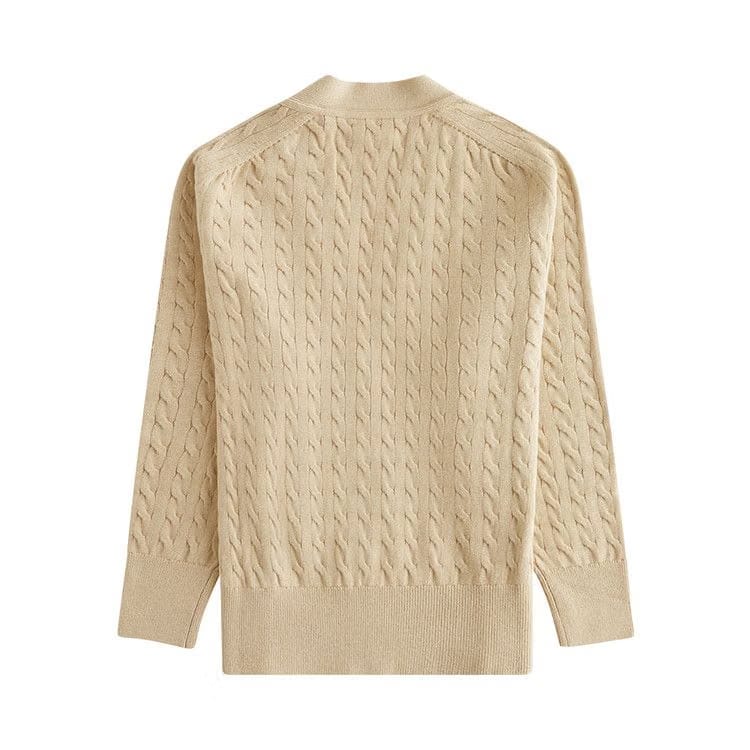 Kith Women Roman Cable Knit Cardigan Birch