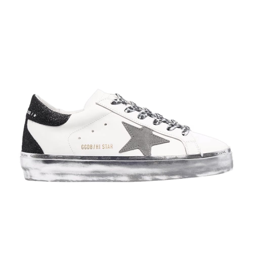 Golden Goose Wmns Hi Star 'White Grey'