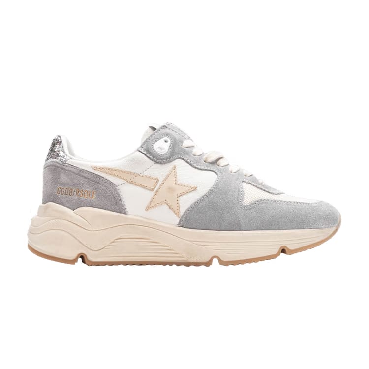 Golden Goose Wmns Running Sole 'Silver White Cream'