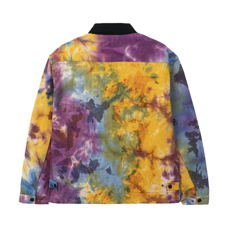 Brain Dead Contrast Corduroy Collar Harrington Jacket Tie-Dye